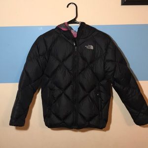 Girls north face winter coat